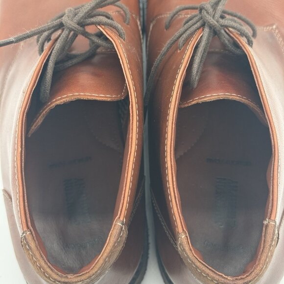 Johnston & Murphy Mens 13 M Copeland Brown Leather Chukka Booties 25-2022 - Picture 15 of 16